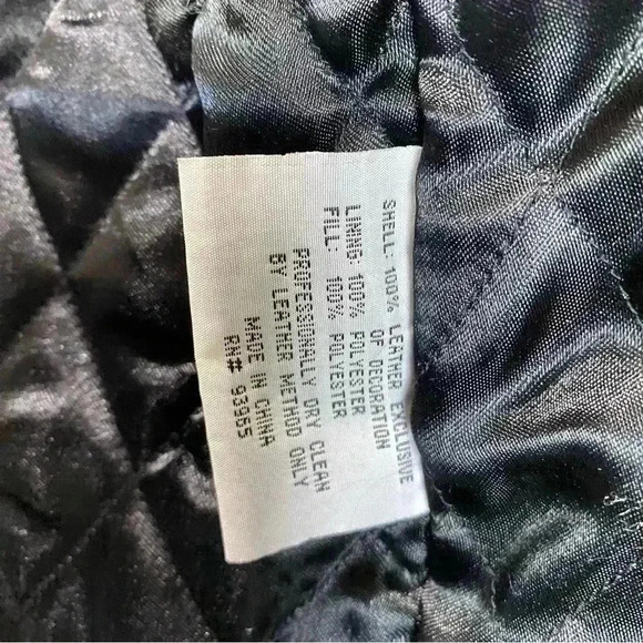 Dale Earnhardt SR "The Intimidator" Chase Authentics Black Leather Coat Men’s M - Picture 7 of 10